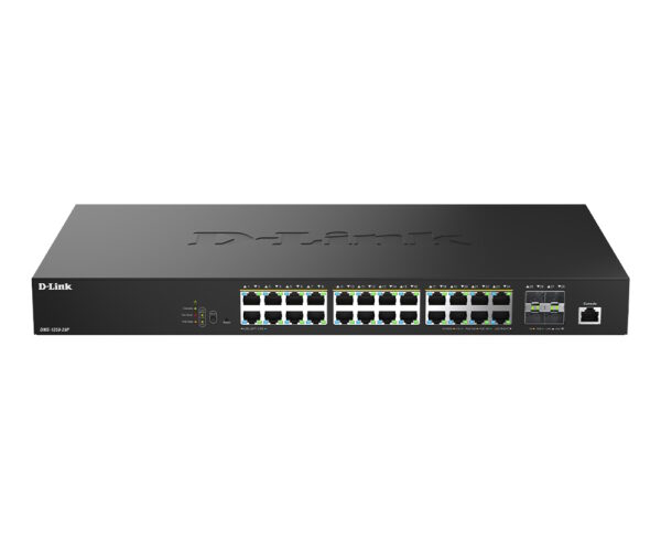 D-LINK SWITCH 28-PORT 2.5G MULTI-GIGABIT POE++ SMART MANAGED SWITCH WITH 4 X 10G SFP+ PORTS