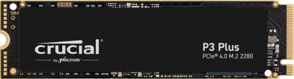 CRUCIAL SSD P3 Plus - 2TB M.2 PCIe Gen4x4 (R5000 - W4200)